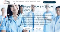 Desktop Screenshot of iprohealthcare.com