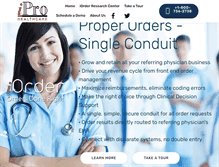 Tablet Screenshot of iprohealthcare.com